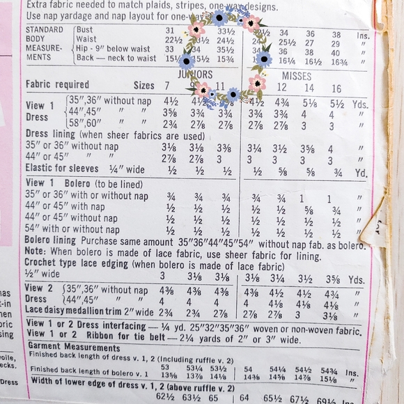 Vintage 1971 Simplicity 9259 Pattern Dress Bolero - Picture 4 of 8